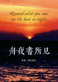 舟夜书所见 书是什么意思